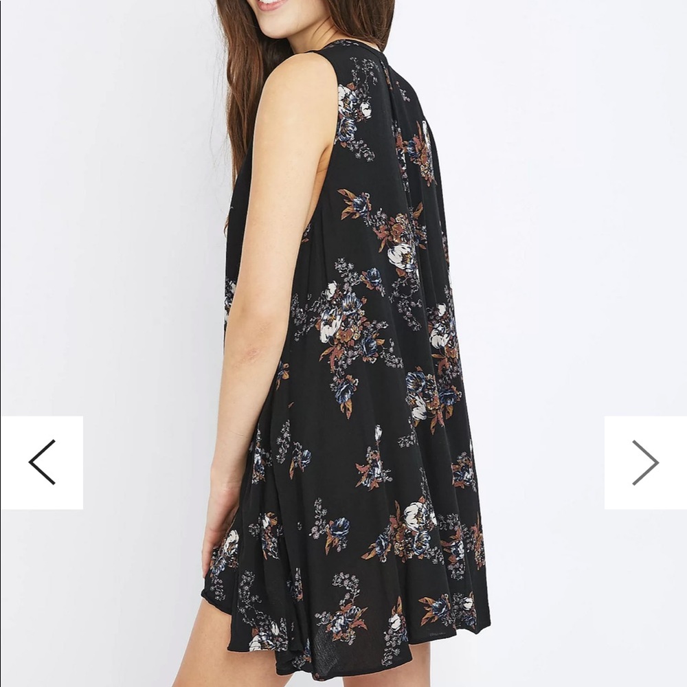 Free People Tree Swing Dress in Black Combo - Picture 4 of 10